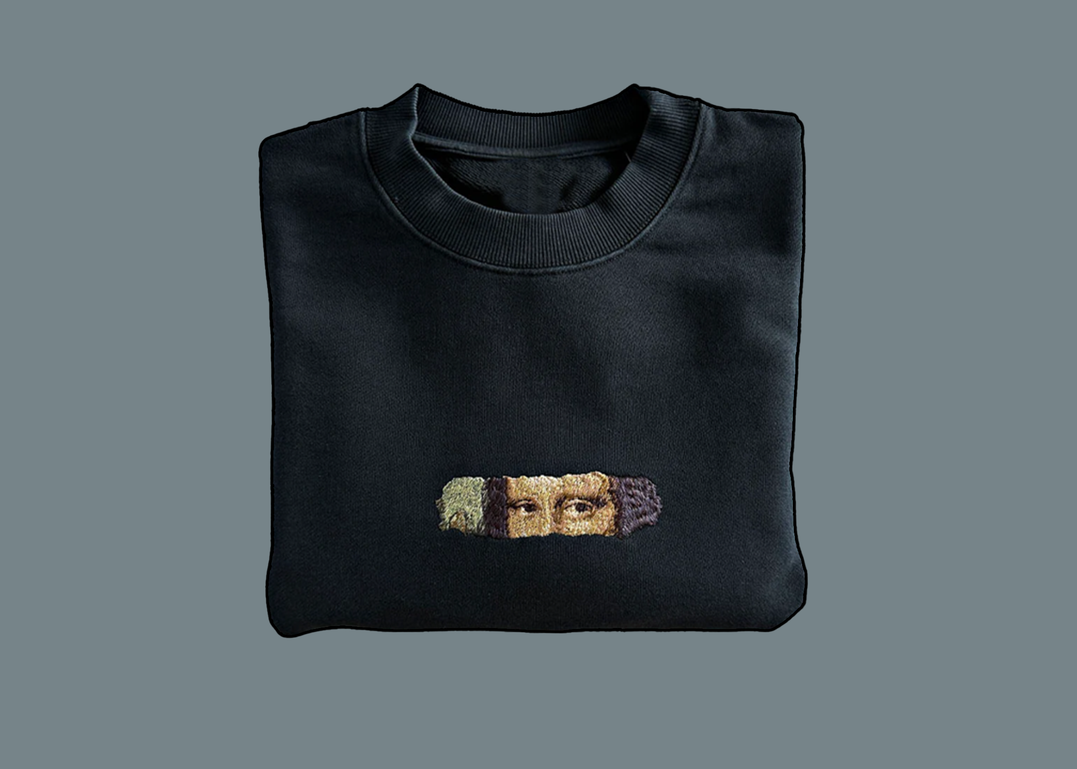 MONA LISA - Embroidered